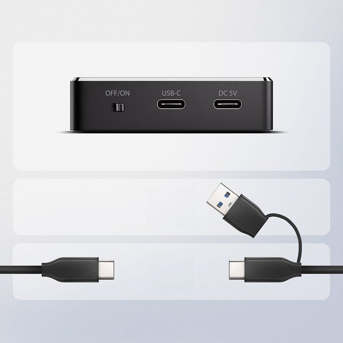 AXAGON ADSA-M2C Dual NVMe M.2 SSD-Dockingstation, USB-C 10 Gbit/s, Klonfunktion image number 6
