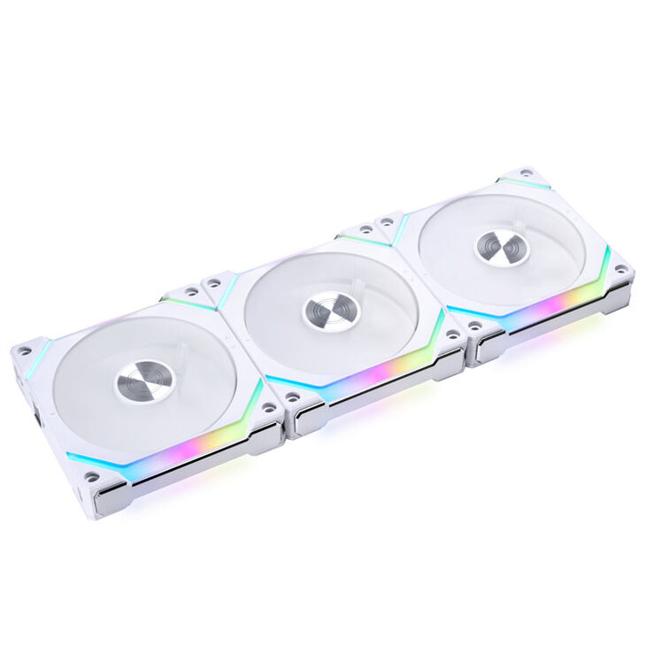 Lian Li UNI FAN SL120 V2 RGB PWM Fan, Triple-pack incl. Controller - 120mm, white image number 0