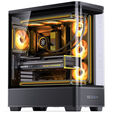 Jonsbo TK-5 PC-Geh&auml;use, Midi-Tower, ATX, Tempered Glass - schwarz image number null