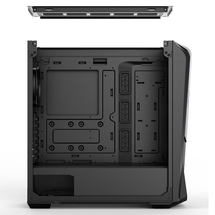 Cooler Master TD300 Mesh, Micro-ATX Gehäuse, ARGB, Tempered Glass - schwarz image number 7