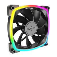Montech RX120 PWM ARGB Reverse Fan - 120mm, black