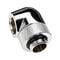 XSPC Adapter 90 degree G1/4 inch male to G1/4 inch female - rotatable, chrome
