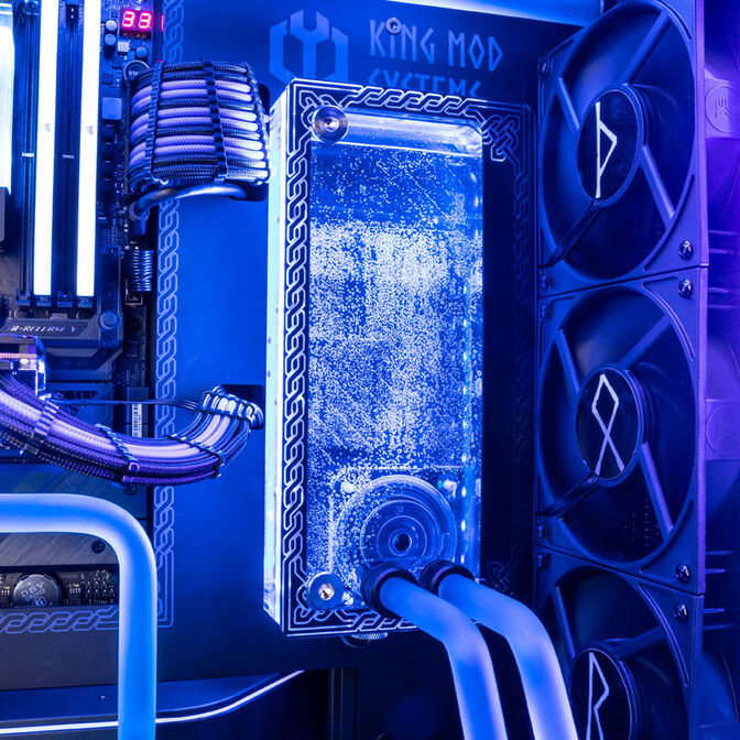 Gaming PC Stormbreakers Rage, Intel Core Ultra 9 285K, NVIDIA GeForce RTX 5090 - Custom Water Cooling image number 6