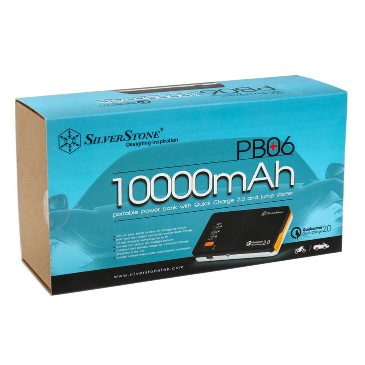 SilverStone SST-PB06BS Powerbank mit KFZ-Starthilfe - 10.000 mAh image number 6