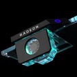 EK Water Blocks EK-Quantum Scalar Flowmeter Top-To-Bottom D-RGB - Black image number null