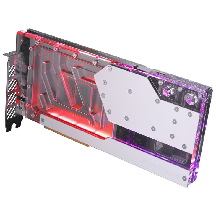 PHANTEKS Glacier G40 RTX 4090 Waterblock with Backplate for Gigabyte, D-RGB - chrome image number 7
