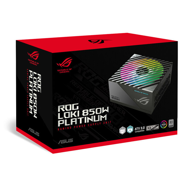 ASUS ROG Loki 850P SFX-L Platinum, 80 PLUS Platinum Netzteil, modular, PCIe 5.0 - 850 Watt image number 9