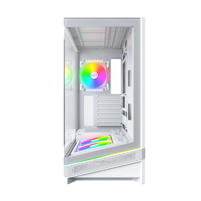 Montech Sky 3 PC-Geh&auml;use, Midi-Tower, ATX, ARGB, Tempered Glass - wei&szlig; image number 1