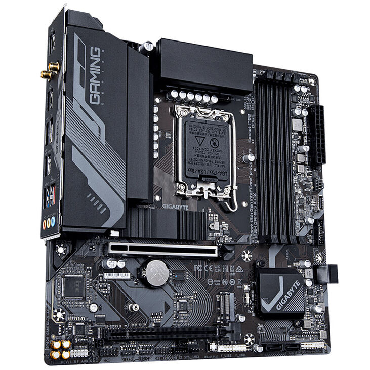 GIGABYTE B760M Gaming X AX motherboard, Socket 1700, Intel B760, Micro-ATX, DDR5 image number 1