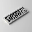 Akko MonsGeek M7 VIA Barebone Gaming-Tastatur, 65%, Hot-Swap-f&auml;hig, RGB, ANSI-Layout - silber image number null
