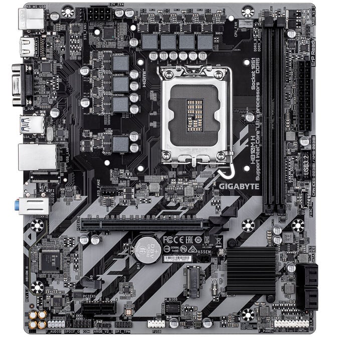 GIGABYTE H810M H motherboard, LGA 1851 socket, Intel H810, Micro-ATX, DDR5 image number 2
