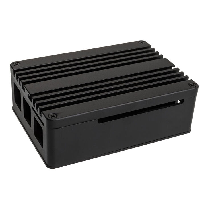 Akasa Raspberry Pi (Model Pi 4B) Case, Aluminium - black image number 0