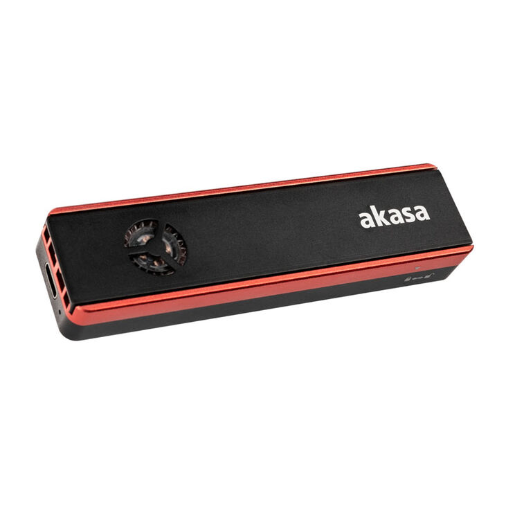 Akasa Vegas SSD Mate, M.2 SATA/NVMe SSD to USB3.2 Gen2 image number 0