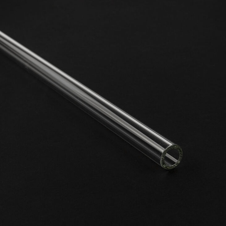 Alphacool HardTube 16/11mm Borosilicate Glass 90 Degree Angle 20/40cm - clear image number 1