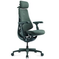 LiberNovo Omni Ergonomischer Stuhl, aktive R&uuml;ckenlehne, Massage - gr&uuml;n