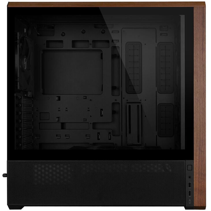 Lian Li Lancool 217 PC-Gehäuse, Midi-Tower, ATX, Tempered Glass - schwarz image number 2
