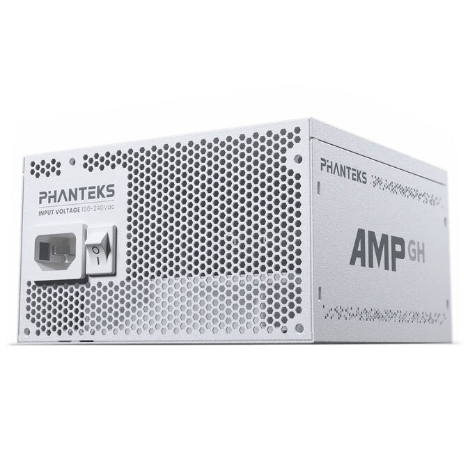 Phanteks AMP GH V2 1200W 80 PLUS Platinum Power Supply, PCIe 5.1, ATX 3.1 - 1200 Watts, White image number 1