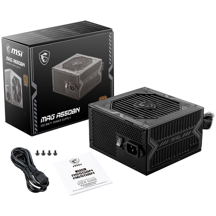 MSI MAG A550BN Netzteil, 80 PLUS Bronze,  ATX 2.4 - 550 Watt image number 8