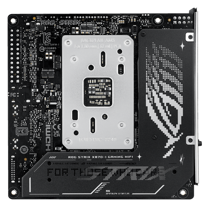 ASUS ROG Strix X870-I Gaming WiFi Mainboard, AMD X870, Sockel AM5, DDR5 image number 12