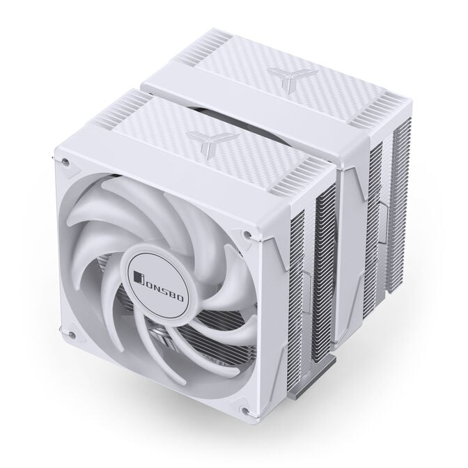 Jonsbo CR-3000E CPU-K&uuml;hler, Dual-Tower, RGB - 120mm, wei&szlig; image number 3