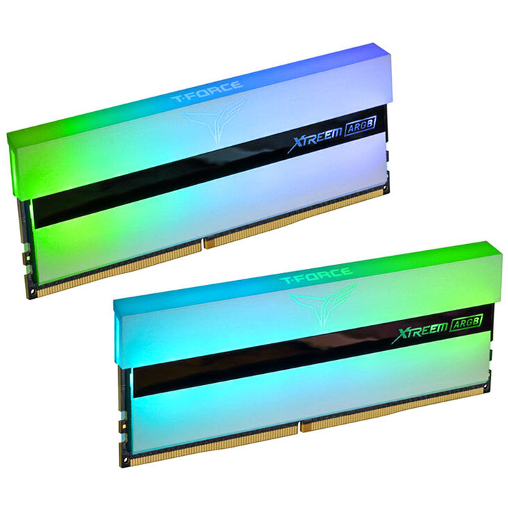 Team Group T-Force Xtreem ARGB, DDR4-3200, CL14 - 16 GB Dual Kit, weiß image number 3