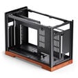 Jonsbo T9 Black PC Case, Mini Case, ITX, PCIe 5.0 Riser Cable - Black image number null