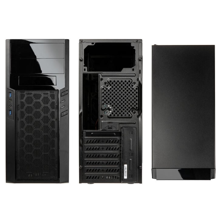 SilverStone SST-PS13B Precision Midi-Tower - schwarz image number 1