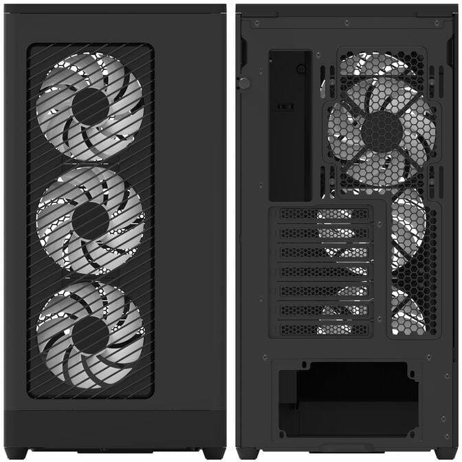 Aerocool D520A PC-Geh&auml;use, Midi-Tower, ATX, Tempered Glass, RGB - schwarz image number 7
