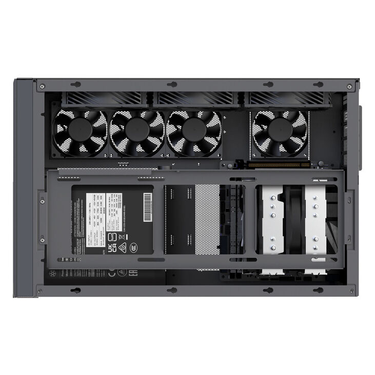 SilverStone SST-SG17B Micro-ATX / Mini ITX Gehäuse - schwarz image number 6