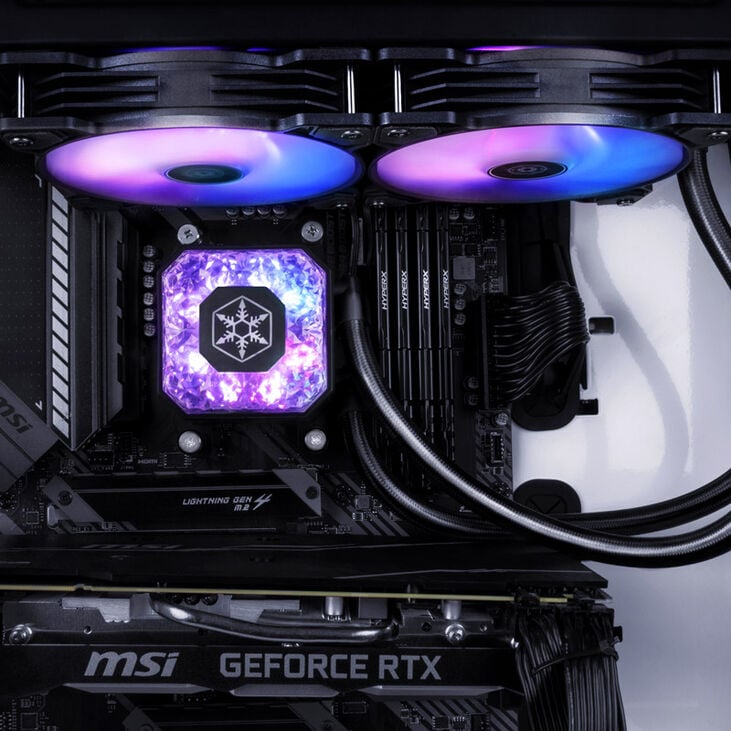 SilverStone IceGem 280 AIO Cooler, ARGB - 280 mm image number 8