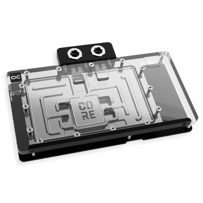 Alphacool Core GeForce RTX 5080 Solid + AMP Waterblock, Backplate - Acrylic, Black image number 0