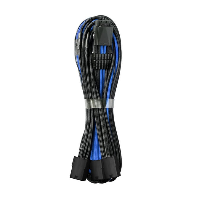 CableMod PRO ModMesh 12VHPWR auf 3x PCI-e Kabel - 45cm, schwarz/blau image number 0