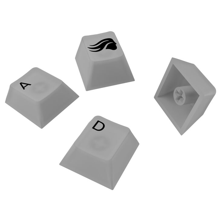 Glorious Polychroma V2 Keycaps, ANSI Layout (US), Polycarbonat, UV-Druck - Transparent image number 5