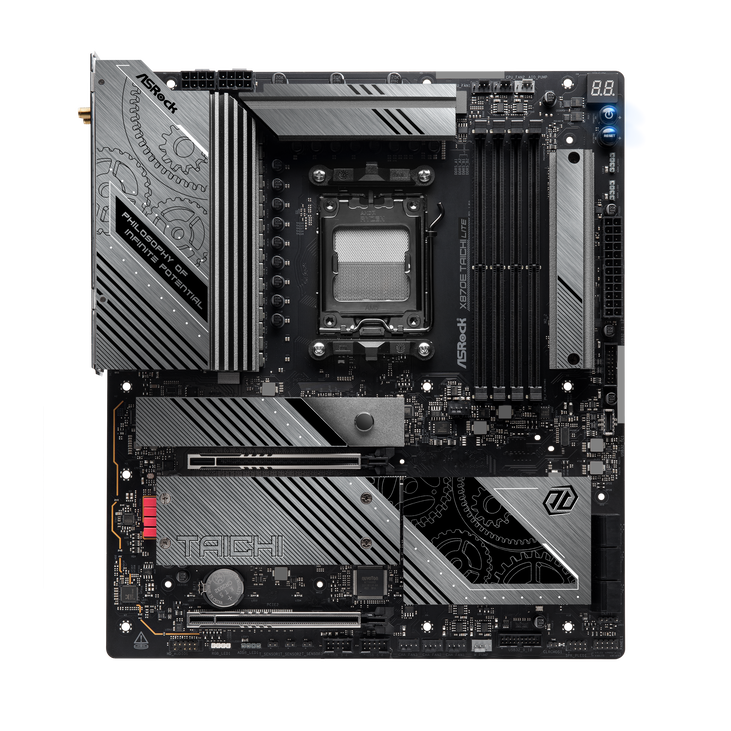 ASRock X870E Taichi Lite motherboard, Socket AM5, AMD X870E, EATX, DDR5 image number 2