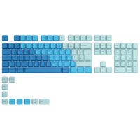 Glorious GPBT Keycaps - 115 PBT keycaps, ISO, DE layout, Caribbean Ocean