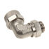 Connection 90 degrees G1/4 inch to 13/10mm - silver glossy image number null