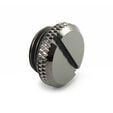 XSPC G1/4 inch Threaded Plug V2 - 10 Pack, Black Chrome image number null