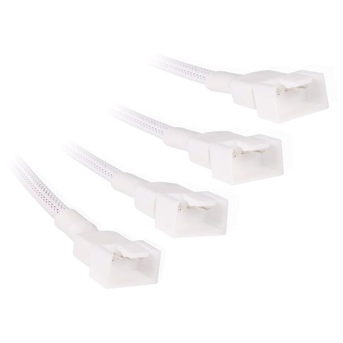 Alphacool Y-Splitter 4-Pin auf 4x 4-Pin PWM 15cm - wei&szlig; image number 1
