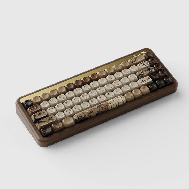 AKKO MU01 Mountain Seclusion Gaming Tastatur, RGB, 65% - Rosewood-Switches, ANSI image number 1