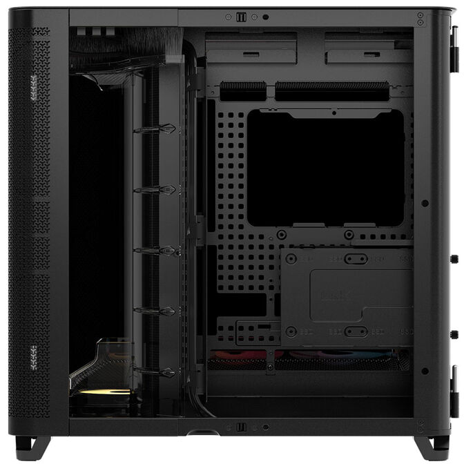 Corsair AIR 5400 RS-R ARGB PC Case, Mid Tower, Tempered Glass, RGB - includes 3x 120mm Fans, black image number 5