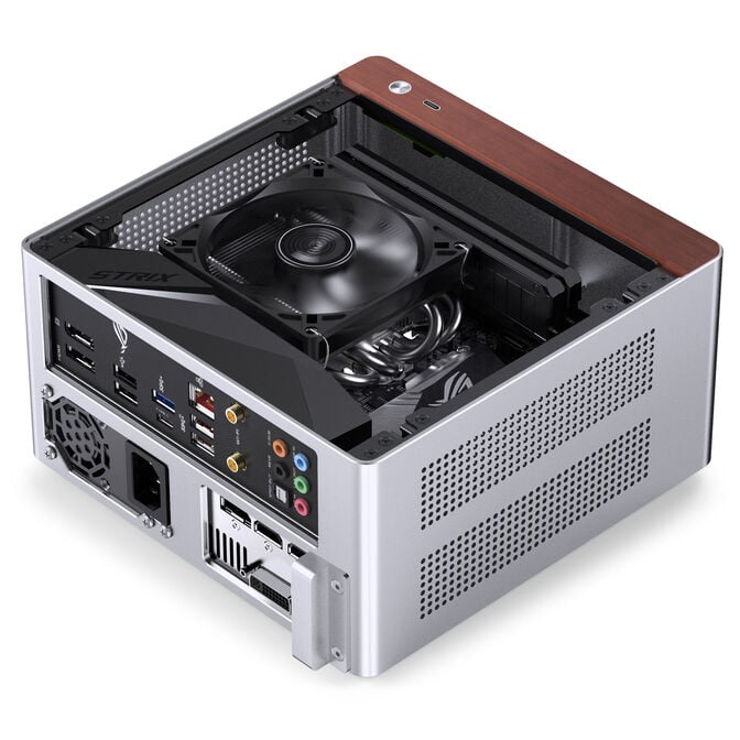 Jonsbo NV10 PC case, mini case, ITX - silver image number 5