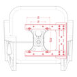 VIRPIL Controls Chair Mount Collective Base Adapter - schwarz image number null