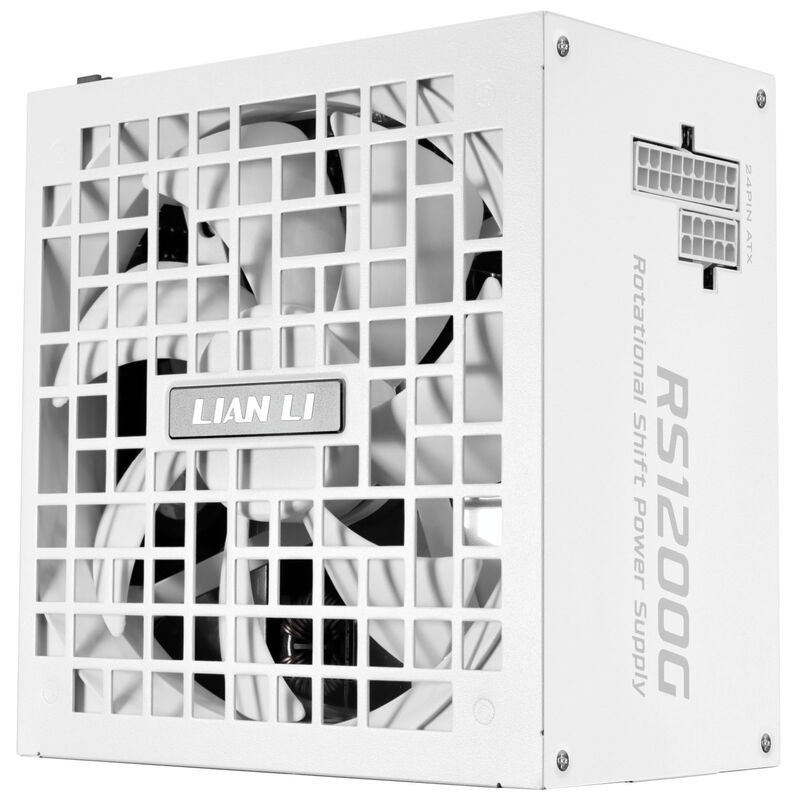 Lian Li RS Series 80 PLUS Gold Netzteil, ATX 3.1, modular - 1.200 Watt, mit RS Hub, weiß