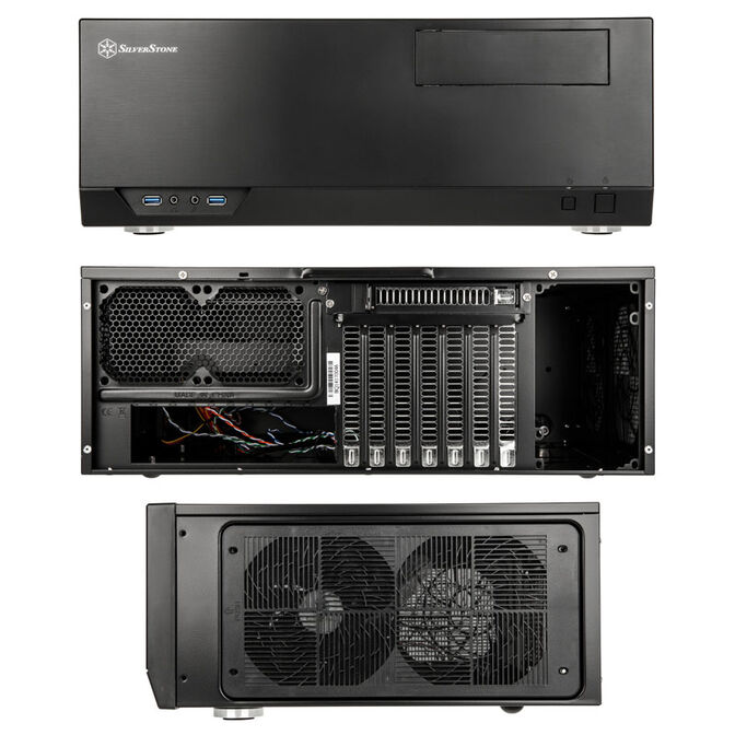 SilverStone SST-GD09B USB 3.0 Grandia Desktop - schwarz image number 1