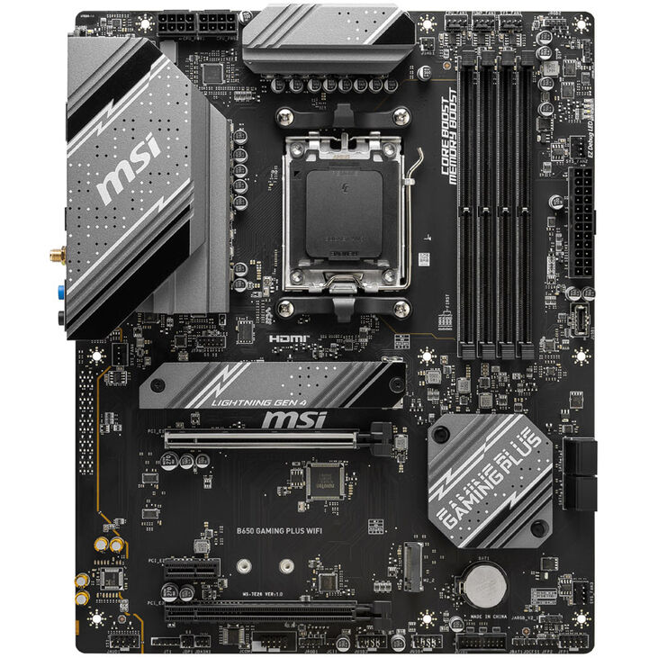 MSI B650 Gaming Plus WiFi, Sockel AM5, IAMD B650, ATX - DDR5 image number 2
