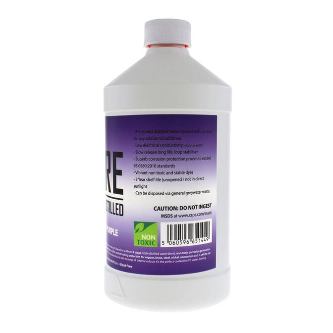 XSPC Pure Coolant, 1 Liter - purple, UV image number 1