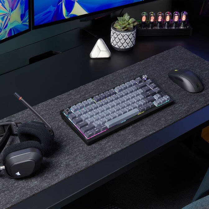 Corsair K65 Plus Wireless TKL Gaming Tastatur, TKL (75%), Corsair MLX Fusion &ndash; schwarz, ISO (DE) image number 10