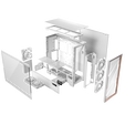 Antec Flux Pro PC Case, full tower, E-ATX, tempered glass &ndash; white image number null