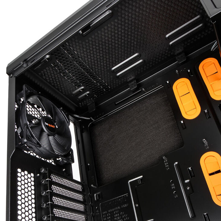 be quiet! Pure Base 600 Mid Tower - orange Window image number 9