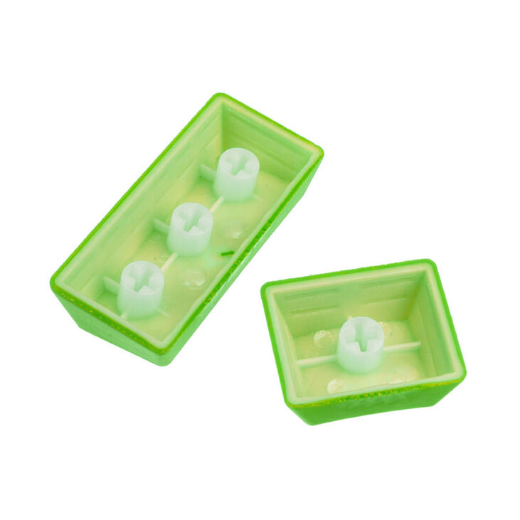 Ducky Rubber Keycap Set, 31 Tasten, Double-Shot, gummiert, für Backlight - grün image number 1